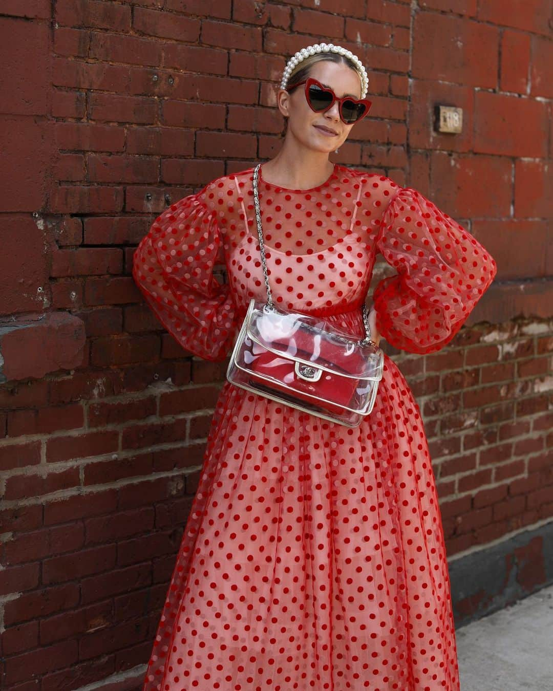 ブレア・イーディーさんのインスタグラム写真 - (ブレア・イーディーInstagram)「<dippin dots // double trouble in double dots> #polkadotdress #nycsummer #headband」8月8日 2時31分 - blaireadiebee