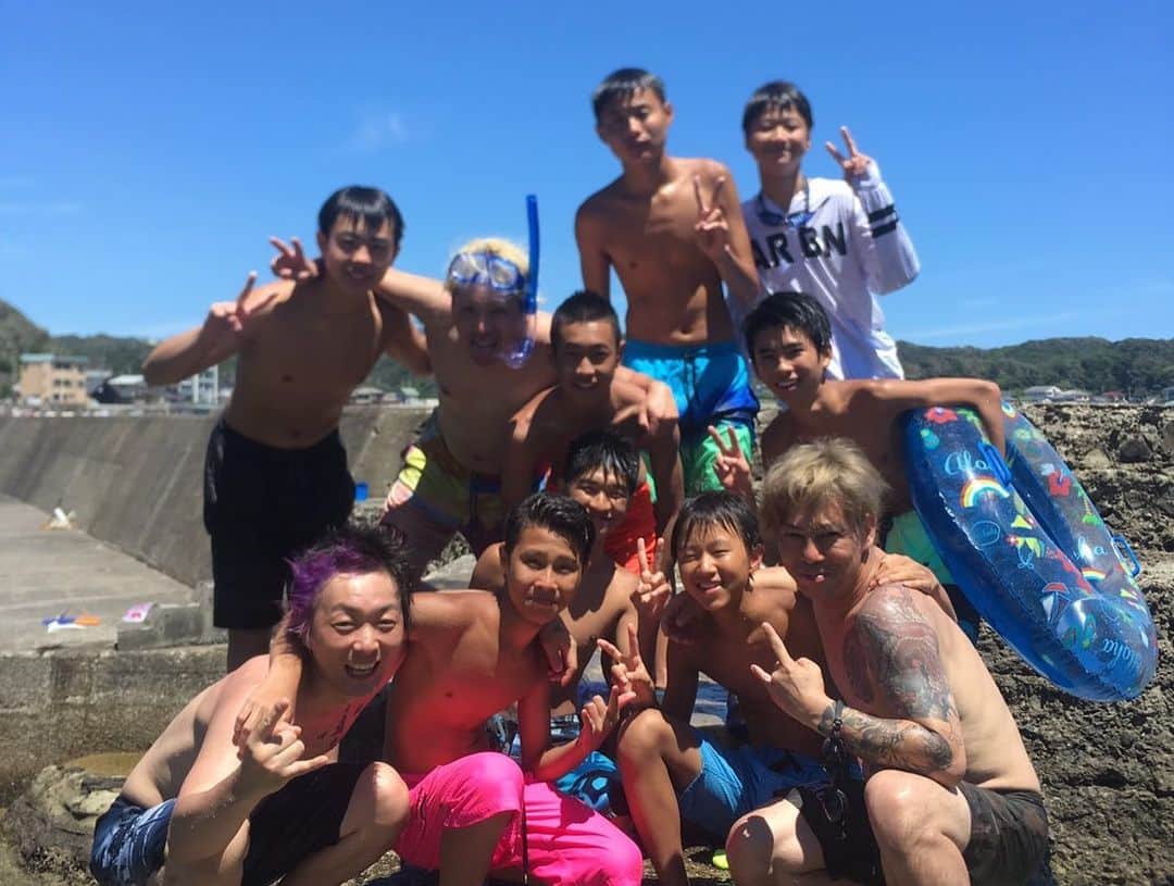 REIJIさんのインスタグラム写真 - (REIJIInstagram)「昨日が楽し過ぎて現実に戻れない。やっぱり夏は1度は守谷に来ないとダメだね。  あー楽しかったー！」8月8日 13時20分 - reiji_kimura
