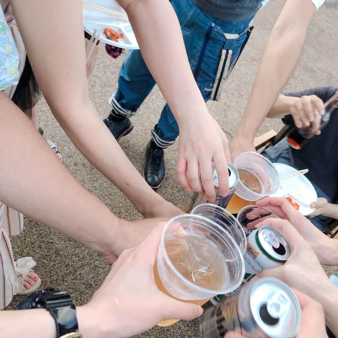 有馬綾香さんのインスタグラム写真 - (有馬綾香Instagram)「夏らしいことできた／(^o^)＼ 誕生日お祝いも出来たし満足！！ #BBQ #birthday #バーベキュー #肉 #夏 #summer」8月8日 13時13分 - ayakaarima