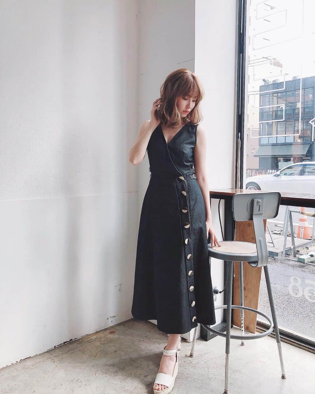 小嶋陽菜さんのインスタグラム写真 - (小嶋陽菜Instagram)「夏、暑いけどさらっとワンピースを着て外に出られるからすき🌞💕」8月8日 13時22分 - nyanchan22
