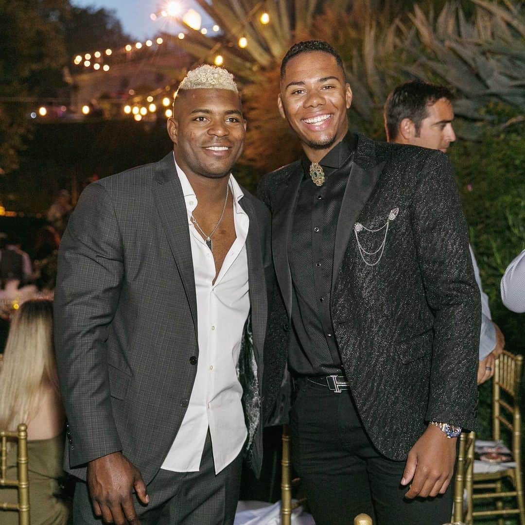 ヤシエル・プイグのインスタグラム：「Happy Birthday bro! Have good time we celebrate soon @therealhuntergreene」