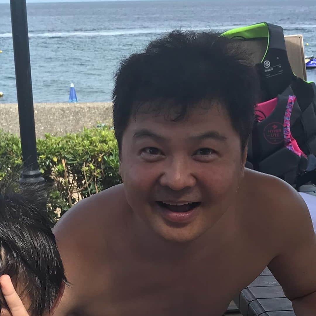 月亭方正さんのインスタグラム写真 - (月亭方正Instagram)「息子と二人で淡路島のシーガイア海月で夏を満喫しました タムと合流」8月8日 6時02分 - houhouhouhou21