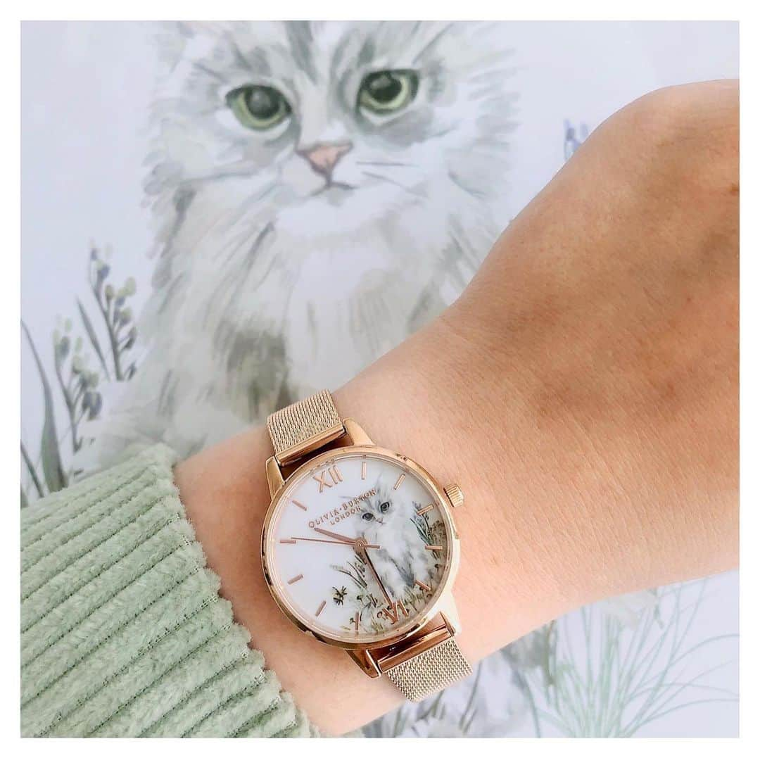 Olivia Burtonさんのインスタグラム写真 - (Olivia BurtonInstagram)「Calling all cat lovers! We’ve got some ‘paw-some’ picks for #InternationalCatDay 🐱💖 #MyOliviaBurton #CatWatch #CatsofInstagram」8月8日 6時09分 - oliviaburtonlondon