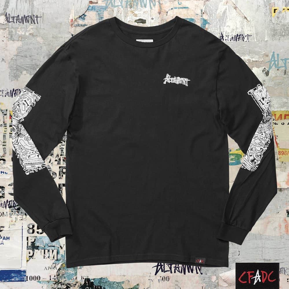 オルタモントのインスタグラム：「ALTAMONT X @toddbratrud L/S 🎯 // #CFADC」