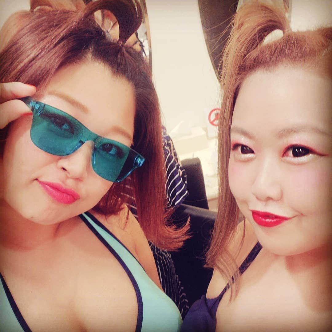 ミナコさんのインスタグラム写真 - (ミナコInstagram)「#ダンスウィズミー #オフショット #水着 #ぽちゃコーデ  #ぼちゃ水着 #ぽちゃかわ  #ぽっちゃりコーデ  #ぽっちゃりファッション  #ぽっちゃり女子  #マシュマロボディ  #マシュマロ女子  #可愛く言わせてもらいます！」8月8日 8時15分 - mi7kooooo