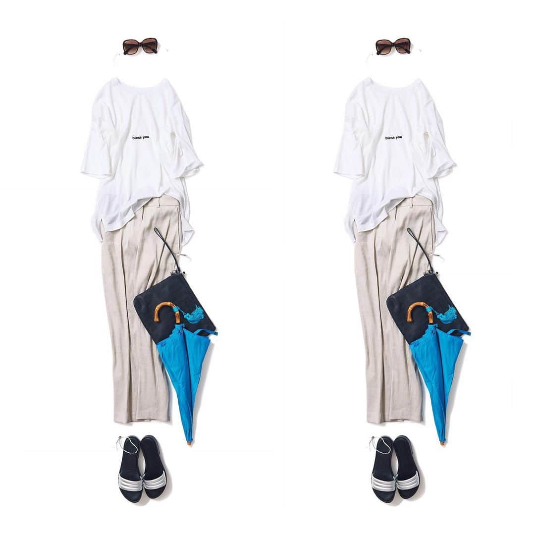 K.KSHOP_officialさんのインスタグラム写真 - (K.KSHOP_officialInstagram)「・ NEW♦️Coordinate ・ 2019-08-08 ・ 小さなロゴが、アクセント ・ tops : #soft pants : #ara accessory : #seeme #tiffany bag : #ruedesfleurs shoes : #maurodebari other : #gucci #wakao #chanluukk ・ #kkcloset #kkshop #菊池京子 #kyokokikuchi #style #コーデ #coordinate #code #fashion #coordinate #ootd #wear #カジュアル#happy #ロゴt #黒白ベージュ#tshirt #大人ロゴt」8月8日 14時03分 - k.kshop_official
