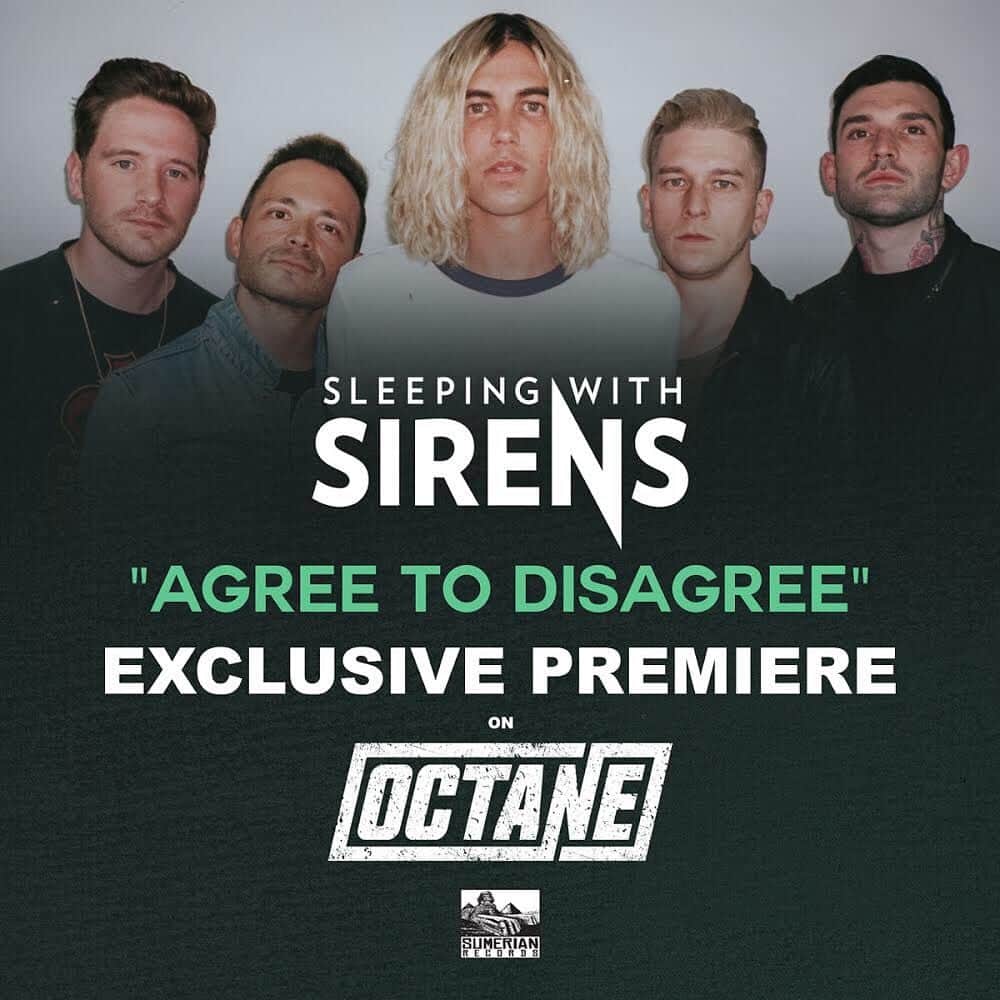 ニック・マーティンのインスタグラム：「More SIRENS news today.. WE’RE DROPPING ANOTHER NEW SONG! “Agree To Disagree” exclusively premieres on @sxmoctane TOMORROW @ 9amPT / 12pmET. Are you ready for another one?!」