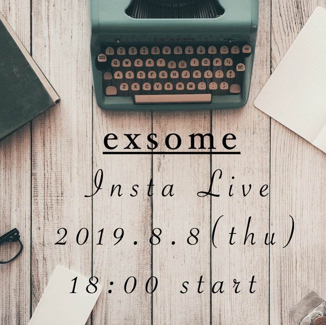 aki【EXSOME】さんのインスタグラム写真 - (aki【EXSOME】Instagram)「08.08（thu）・ INSTA LIVE at 18:00 〜  @exsome_official  Check it out!! ・ ・ 公式LINE @efc0920h（アットマークから） ・ ・ 公式Twitter exsome_official ・ ・ 公式facebook exsome_official ・ ・ #exsome #エクソーム #exsome_official  #instalive  #shopping #fashion #webstore #selectshop #ファッション #ネットショップ #セレクトショップ #ファッション」8月8日 10時27分 - exsome_official