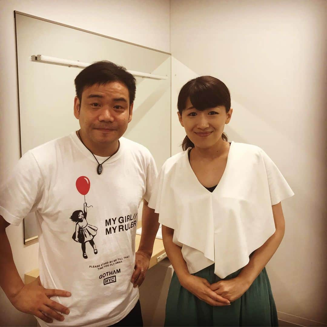 山本栄治さんのインスタグラム写真 - (山本栄治Instagram)「女優  綾瀬はるかさんと ！？ モノマネ芸人  沙羅ちゃんと  収録‼️‼️‼️👍」8月8日 12時09分 - eiji7115