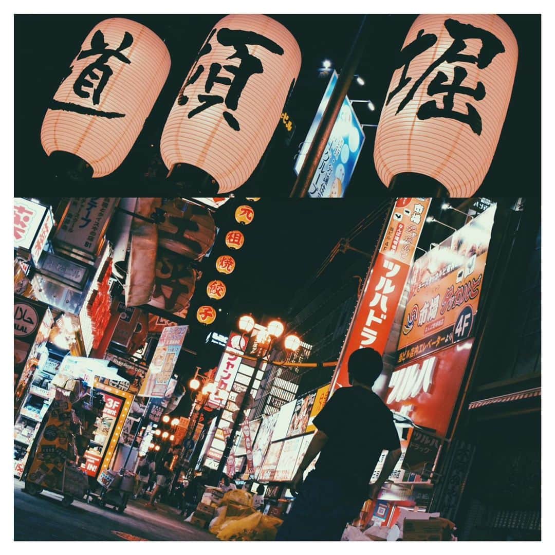 田口司のインスタグラム：「なかじまたくとのせなか。 #大阪#道頓堀 #photography #photooftheday #vsco #japan #tokyo」