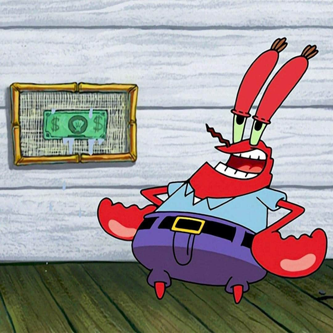 スポンジボブさんのインスタグラム写真 - (スポンジボブInstagram)「swipe to go from Mr. Krabs' 1st dollar to his millionth dollar」8月8日 22時45分 - spongebob