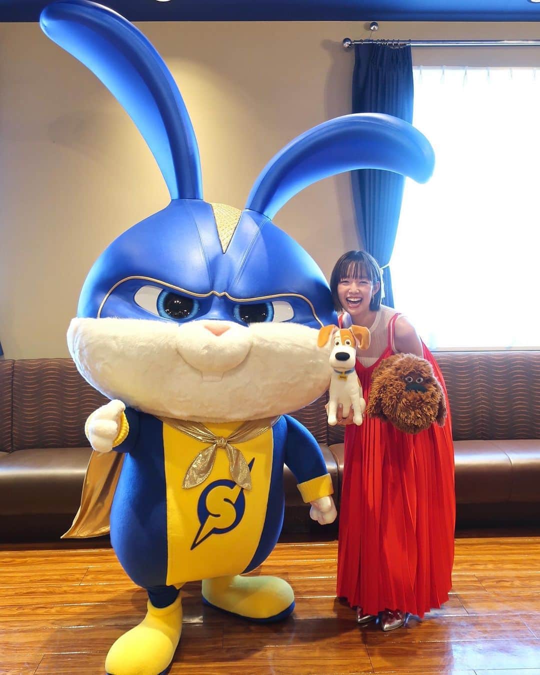 佐藤栞里さんのインスタグラム写真 佐藤栞里instagram 映画 ペット2 大ヒット記念イベントに 参加させていただきました 暑い中 本当に暑い中 観に来てくださった皆様 楽しい時間をありがとうございました まだ映画を観ていないよという方にも ペット