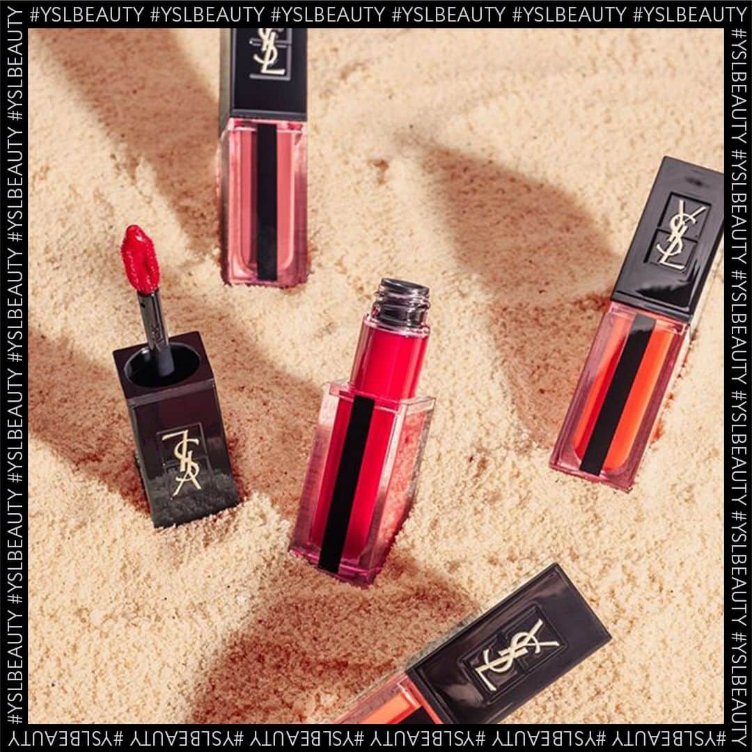 Yves Saint Laurent Beautyさんのインスタグラム写真 - (Yves Saint Laurent BeautyInstagram)「Choose your own coverage and dive into colour, with beach-proof beauty. @nocibe_france VERNIS À LEVRES WATERSTAIN in: N°612 ROUGE DELUGE N°607 INONDATION ORANGE N°614 ROSE IMMERGE (Link in bio) Share your love of YSL Beauty with #yslbeauty and by tagging us in your photo #yslbeauty #regram #waterstain」8月8日 17時00分 - yslbeauty