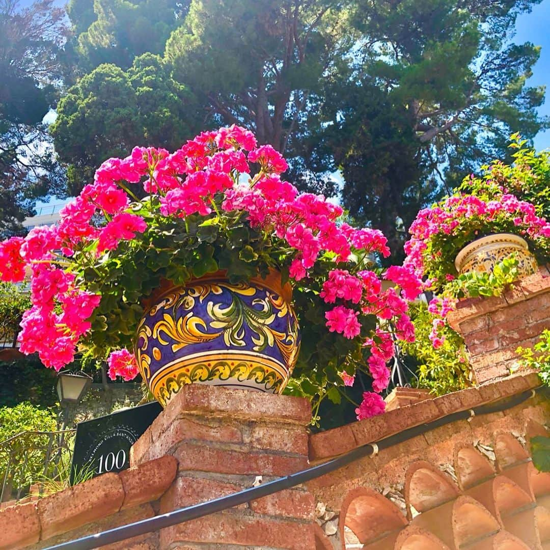 梅谷安里さんのインスタグラム写真 - (梅谷安里Instagram)「楽しみにしてた Belmond Villa Stant'Andreaの リストランテでlunch⛱⛱⛱ 海沿いの素敵すぎるホテルのランチは最高でした🤤🌹 シチリアは海鮮が本当に美味しい🐠 ・ ・ #リストランテ#taormina #Italy#sicily#🇮🇹#あん旅 #lunch#mood」8月8日 17時31分 - anriworld