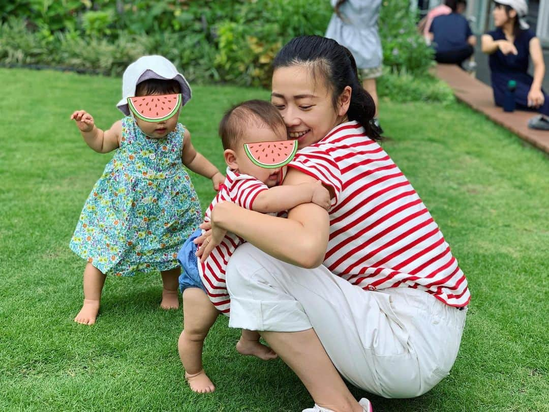 中村愛さんのインスタグラム写真 - (中村愛Instagram)「👶♡ ・ ・ ・ 意外と2人で遊ぶのはお初ちゃんでした‼️ #sdn48 だったチャキちゃーん(^ ^)❣️ 同い年の子どもアリ🧒 #平成30年ベビー  #ザギン #銀座 で合流 オシャレな人たくさんいた！ #ガーデンテラス 最高でした。」8月8日 19時22分 - nakamuramura_ai