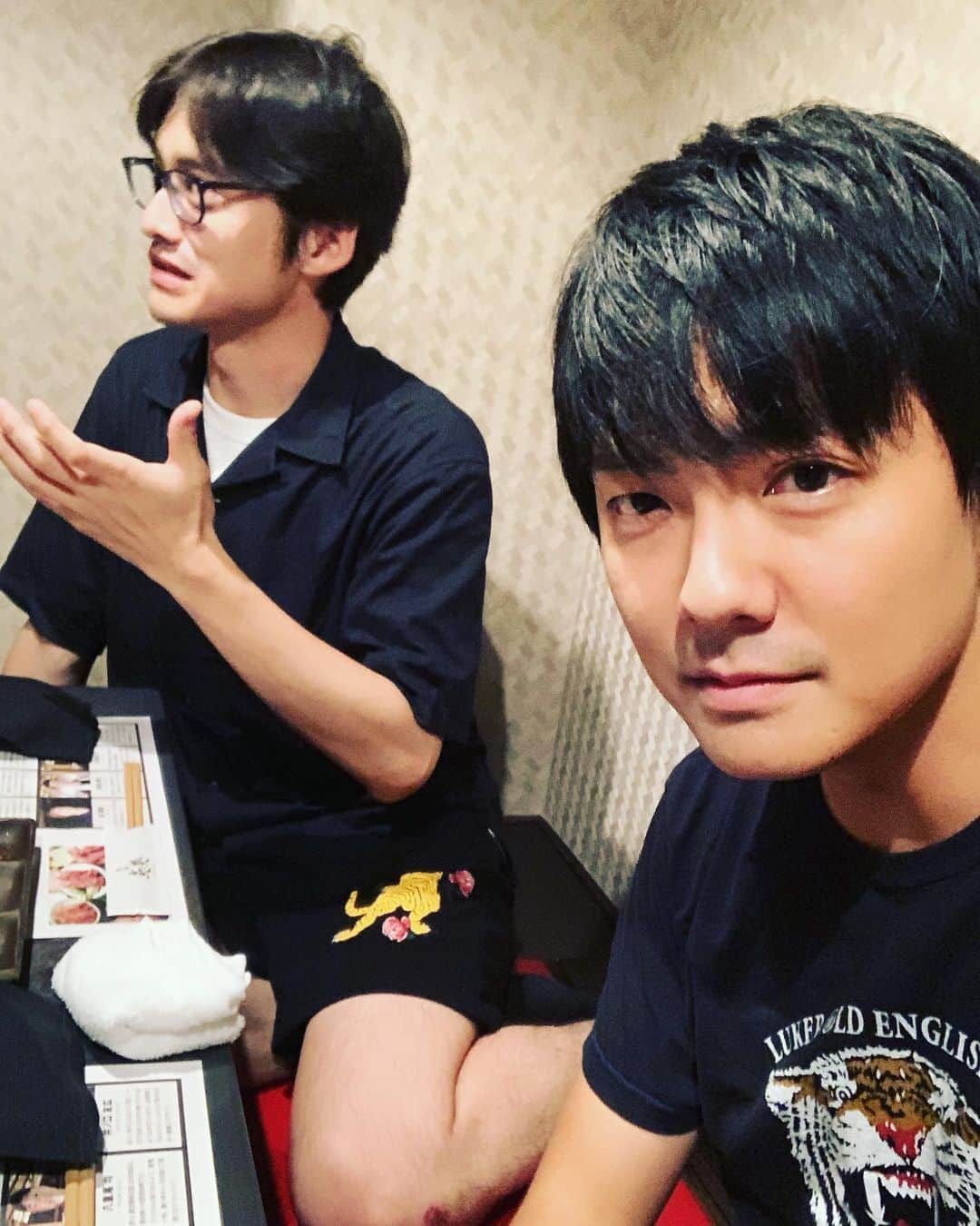 長田成哉のインスタグラム：「あっ。ミネヒロ。」