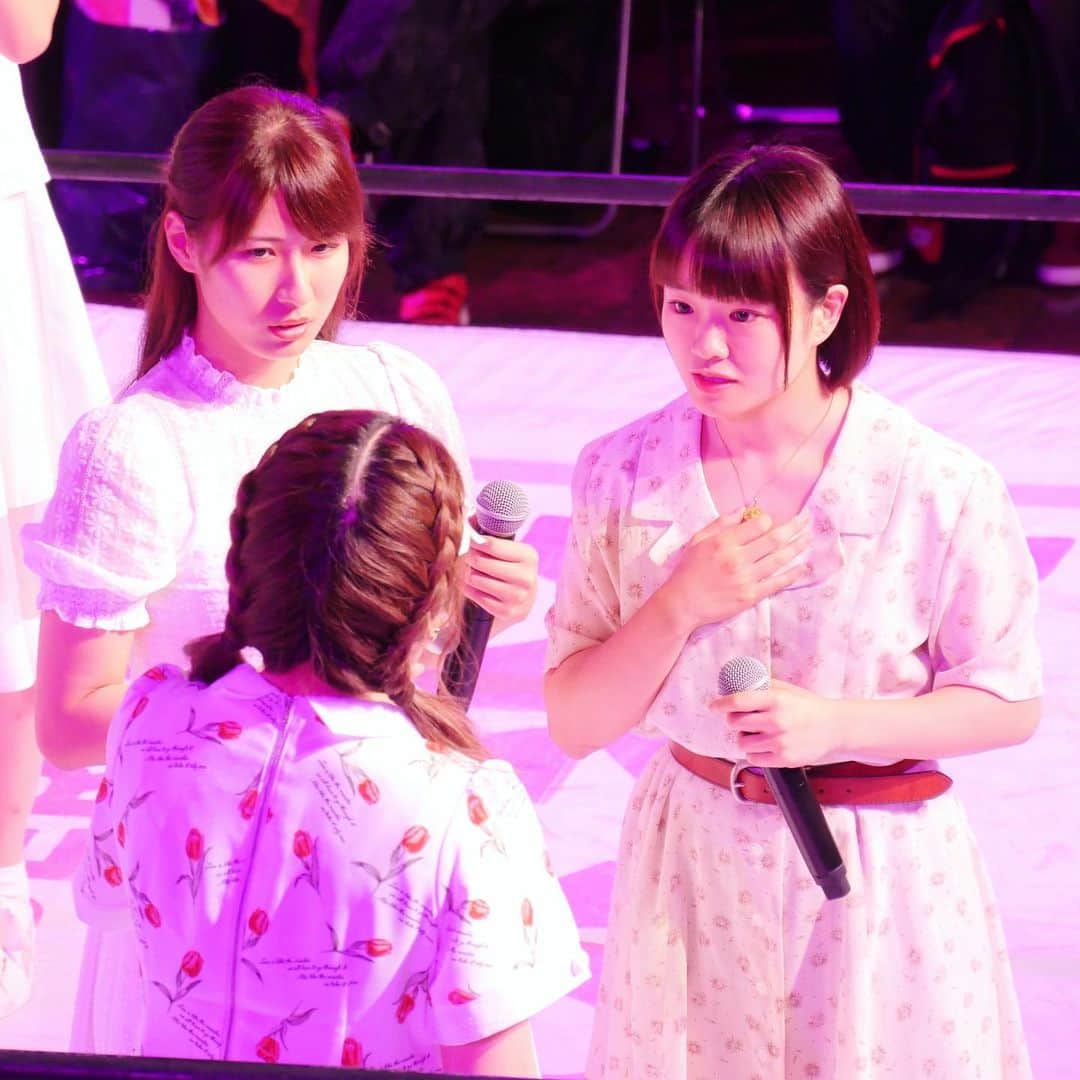 スターダム☆アイドルズのインスタグラム：「. 2019.7.24 スターダム後楽園ホール大会 『恋の3wayバトル』🎤✨ #スターダムアイドルズ #曉空来 #星野まなね」