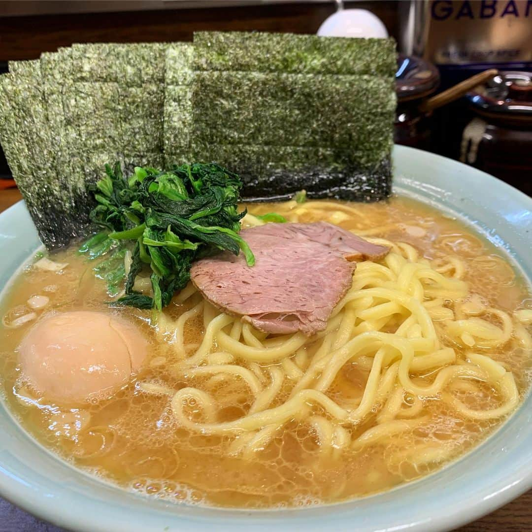 渡邊忍さんのインスタグラム写真 - (渡邊忍Instagram)「久しぶりに来れたけど、 まぁ、うまいこと🍜 大盛りでもペロリだったんだ🤪 #家系プライド #化調連合 #大盛りは普通の2倍 #ハイカロリーハイリターン💩」8月8日 20時52分 - watanabeshinobu