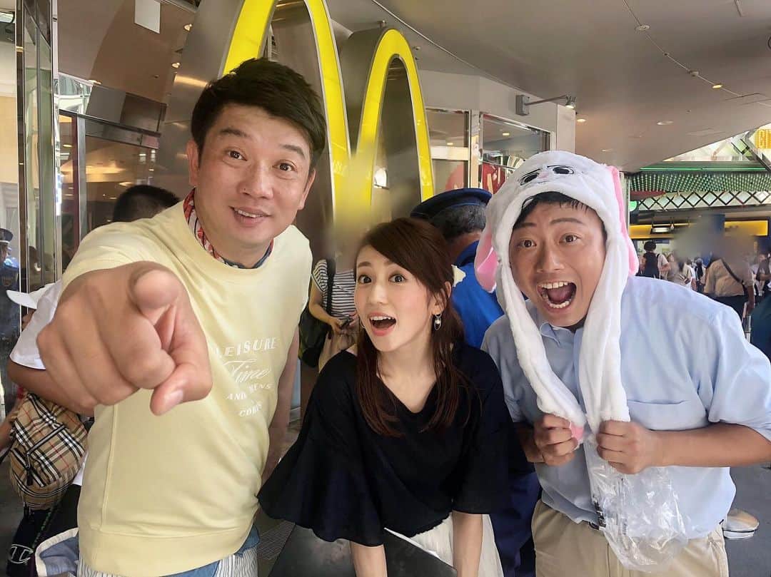 のインスタグラム：「ユニバーサルシティウォークにて TKO木本さんとやのぱんとイベントご一緒させていただきました🎤💕」