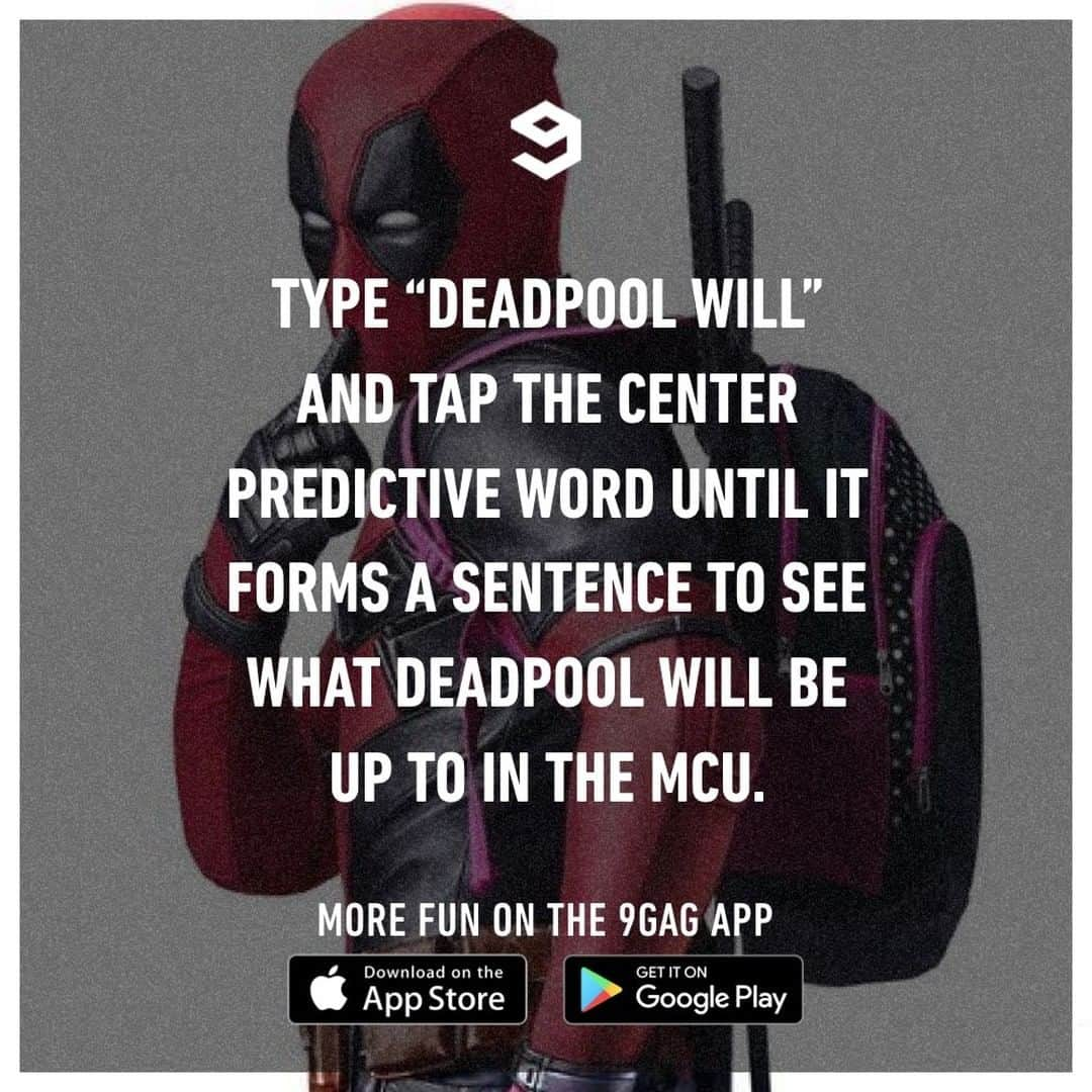 9GAGさんのインスタグラム写真 - (9GAGInstagram)「In the MCU, Deadpool will be revealed as noobmaster69.⠀ #deadpool #mcu @vancityreynolds」8月9日 8時02分 - 9gag