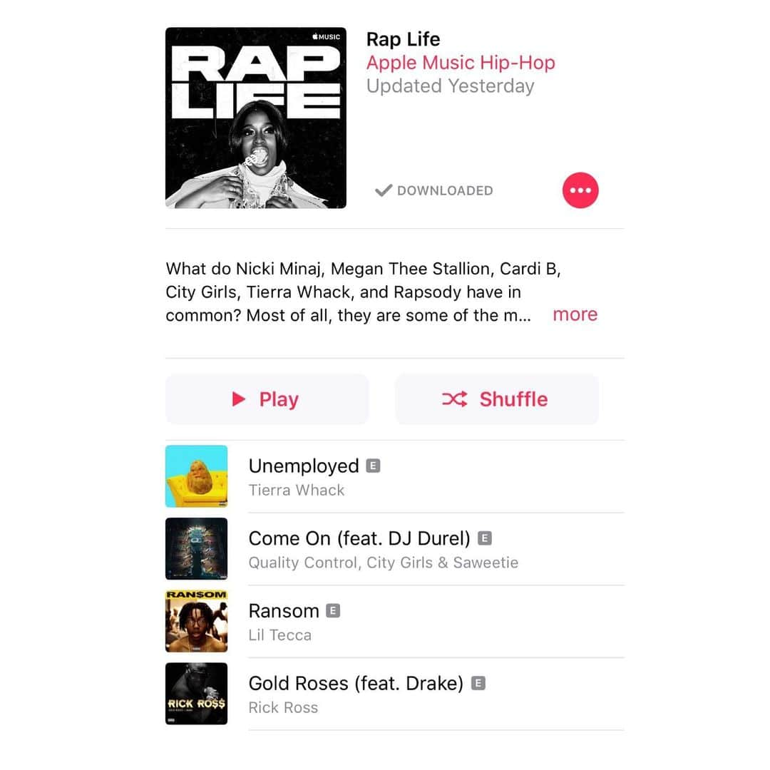 エブロ・ダーデンさんのインスタグラム写真 - (エブロ・ダーデンInstagram)「The lil homey @tierrawhack on the cover of #RapLife ... just say “Hey Siri Play Rap Life..” then add #RapLife」8月9日 8時04分 - oldmanebro