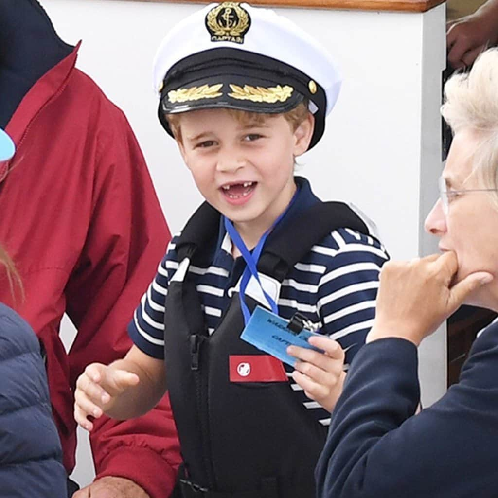 People Magazineさんのインスタグラム写真 - (People MagazineInstagram)「The many (adorable!) faces of Prince George! ❤️ The little royal and his sister, Princess Charlotte, joined Kate Middleton and Prince William for a day on the water. | 📷: Chris Jackson/Getty, Karwai Tang/WireImage, SplashNews.com」8月9日 0時48分 - people