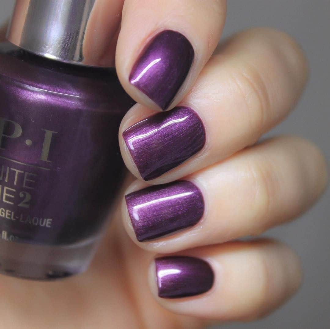OPIさんのインスタグラム写真 - (OPIInstagram)「A deep purple nail polish for for a divine diva 💁 by @pro_opi⁠ ⁠ Shade: #Vampsterdam⁠ ⁠ #Manicure #Purple #PurpleNails #PurpleManicure #FallNails #OPIInfiniteShine #OPIObsessed #InfiniteShine #NailLacquer #NailPolish #NOTD #NailsOfTheDay #NailSwag⁠ ⁠」8月9日 2時01分 - opi