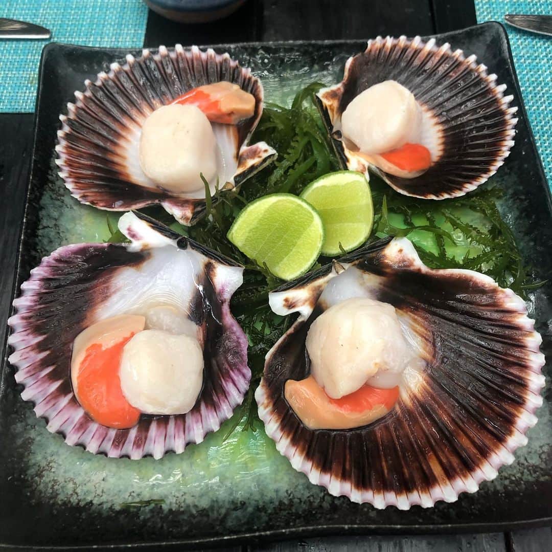 トニー・アゼベドのインスタグラム：「Between meetings and watching @panamsports I gotta eat right?! Amazing lunch! #lima2019 #food」
