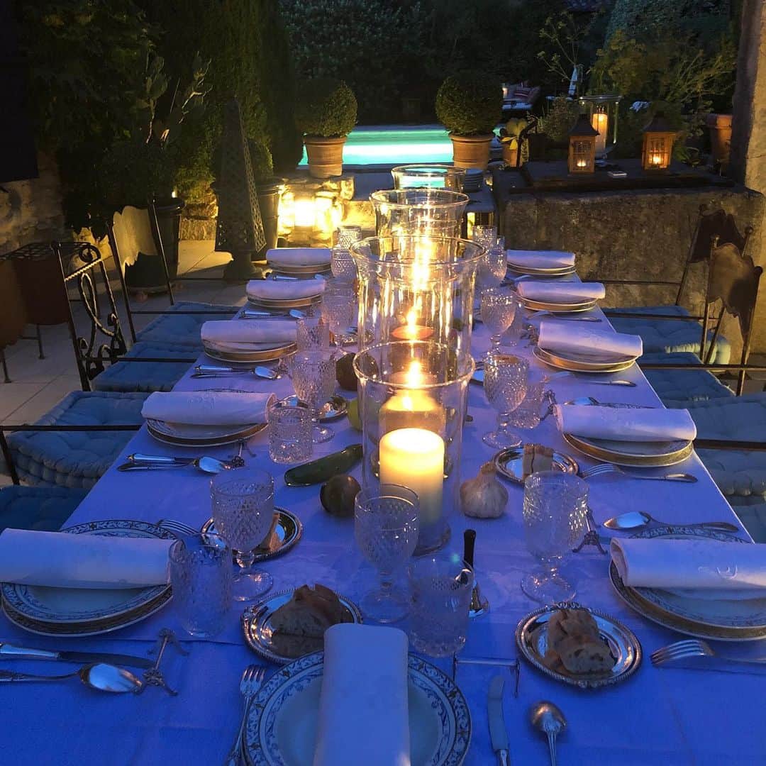 シャンタルトーマスさんのインスタグラム写真 - (シャンタルトーマスInstagram)「About last night  magnifique dîner comme toujours chez Didier et Felix #provence #saintremydeprovence」8月9日 2時21分 - chantalthomass