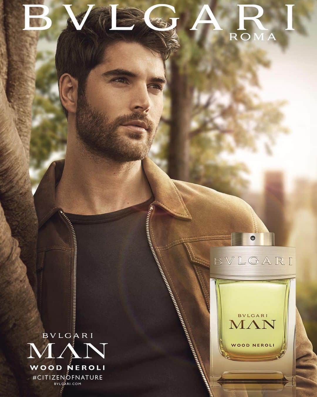 ニック・ベイトマンのインスタグラム：「Proud to share my second Fragrance with @bulgariparfums #WoodNeroli  Thank you for sharing your photos. You guys have made Wood Essence a best seller Worldwide and the most shared Fragrance campaign in the World.」