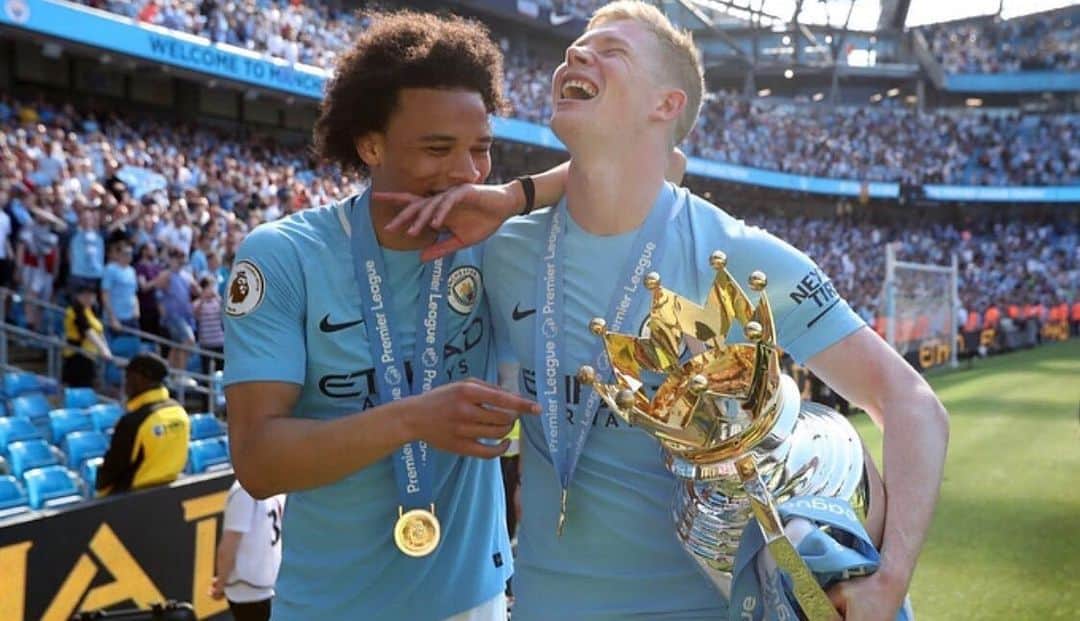 ケヴィン・デ・ブライネのインスタグラム：「Champion you will be back soon. You know this team will stand beside you and help you @leroysane19」