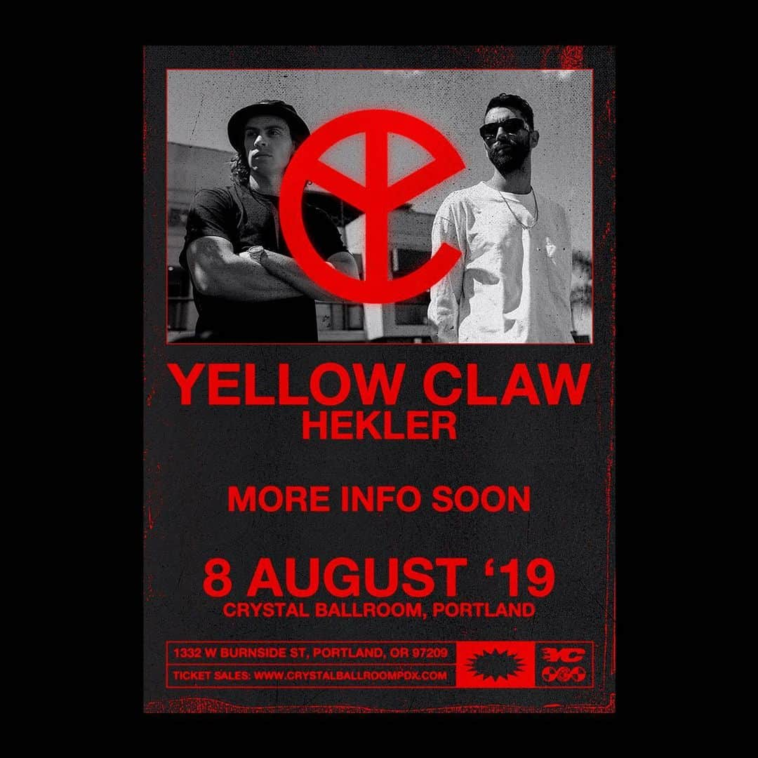 Yellow M.F. Clawさんのインスタグラム写真 - (Yellow M.F. ClawInstagram)「ITS SOOOO GOOD TO BE BACK IN THE USA. 🦅 DOING TEN SHOWS THIS TIME. ONE DOWN. NINE TO GO. SEE YOU THERE.」8月9日 3時06分 - yellowclaw