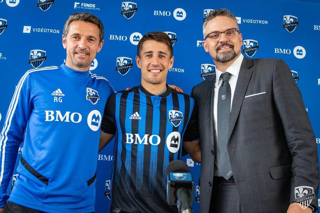 ボージャン・クルキッチのインスタグラム：「Really excited and can't wait to help the team achieve its targets. Thanks to @impactmontreal for your trust in me and the welcome. Un grand merci à vous tous #IMFC」