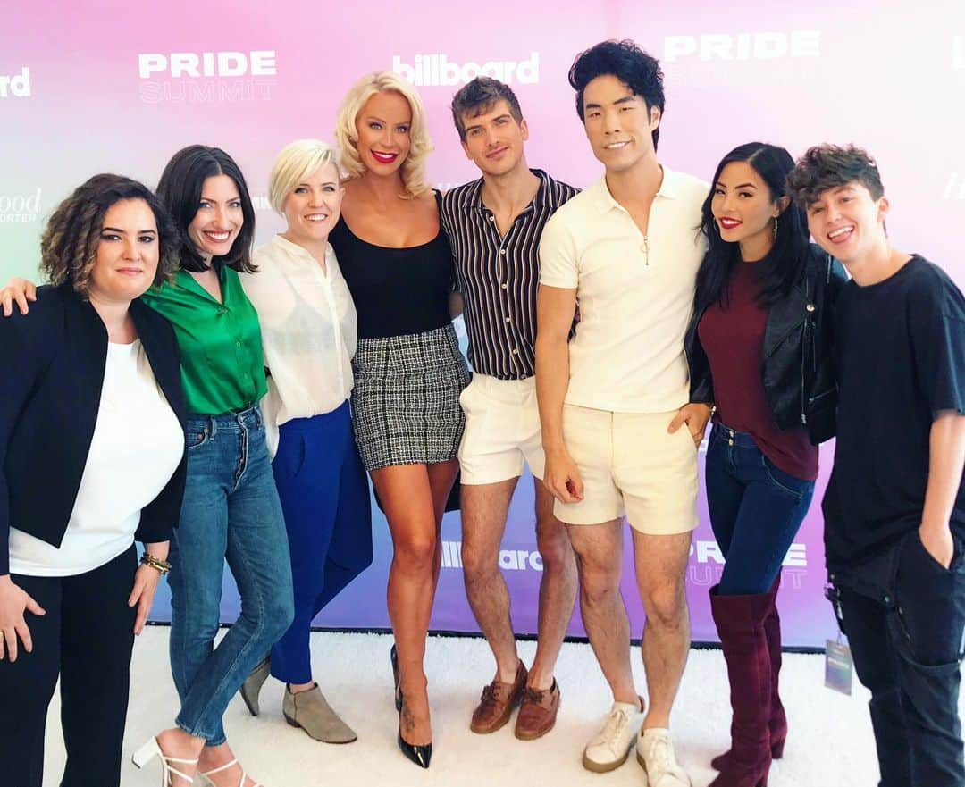 ユージン・リー・ヤンのインスタグラム：「🏳️‍🌈 fam 💜 #pridesummit」