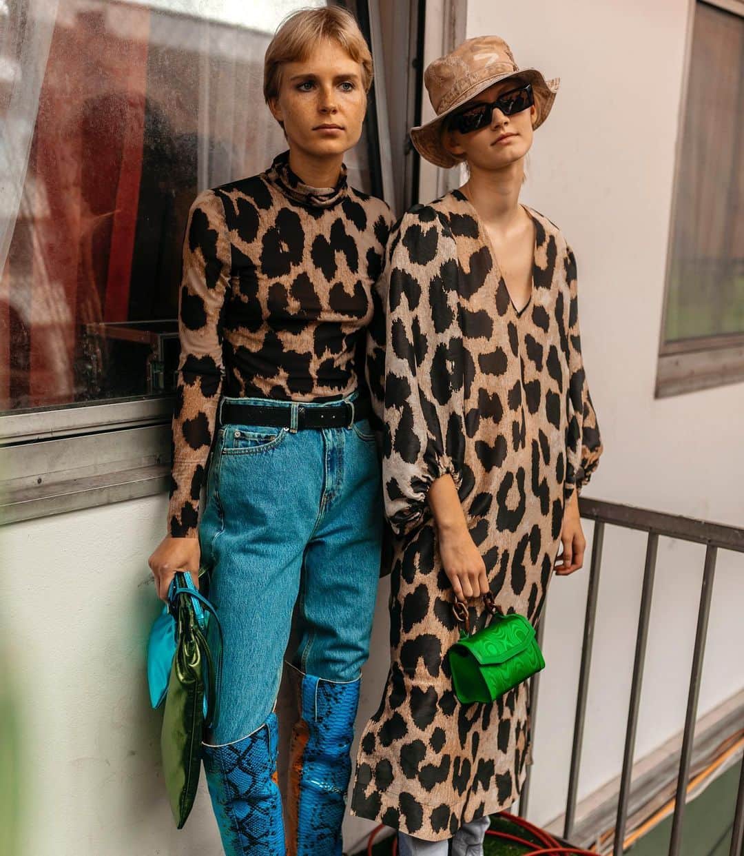 MATCHESFASHION.COMさんのインスタグラム写真 - (MATCHESFASHION.COMInstagram)「Oversized leopard print, statement boots and bright pops of colour: @ganni’s #SS20 show in Copenhagen had a distinct party vibe and a live performance by @momomoyouth, even though it rained. Hit the link in bio to see more from the label and then head to our Stories for more from #CPHFW. #GanniGirls 📸 @asiatypek」8月9日 5時21分 - matches