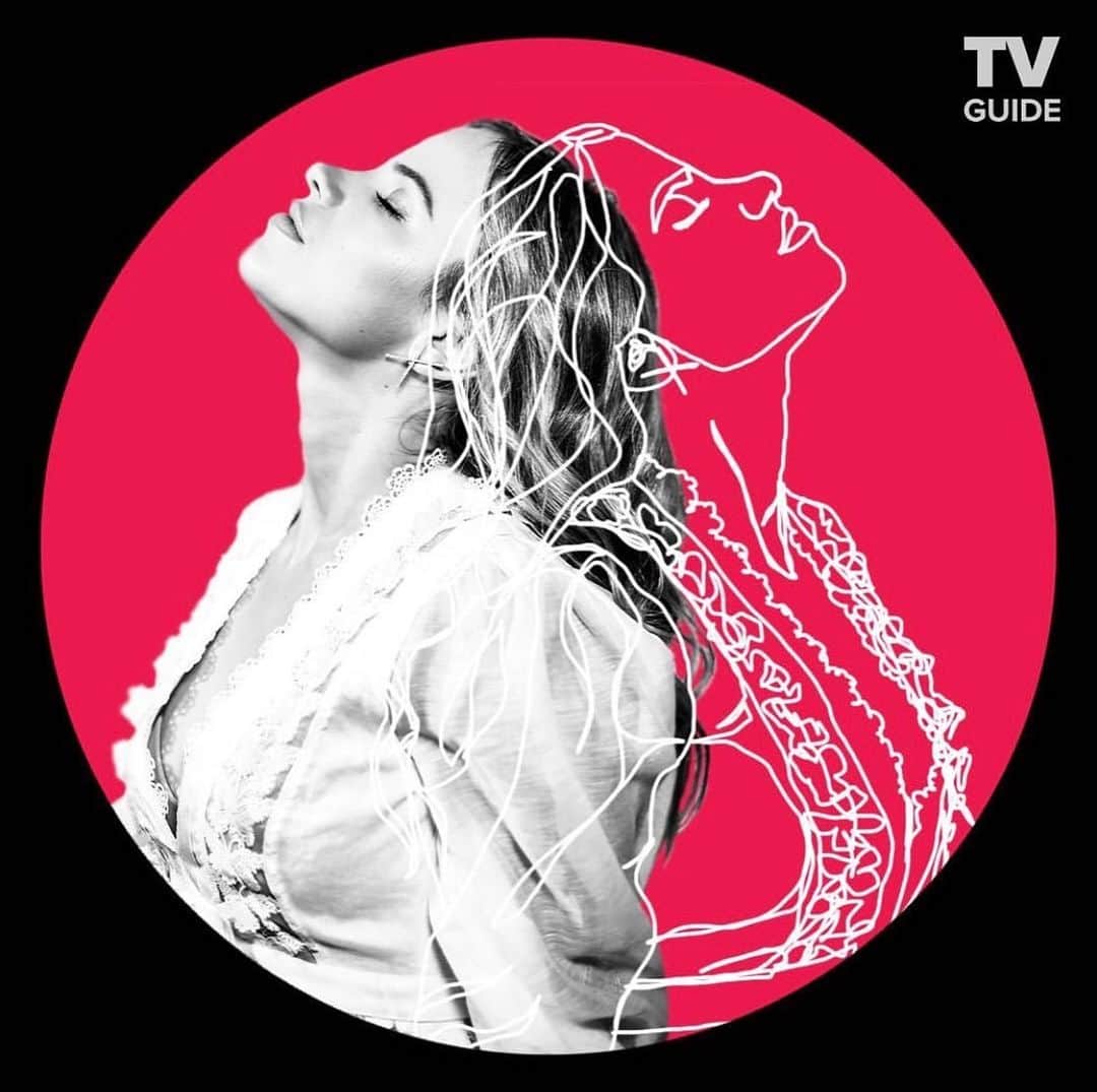ハルストン・セイジのインスタグラム：「THIS IS COOL @tvguide」