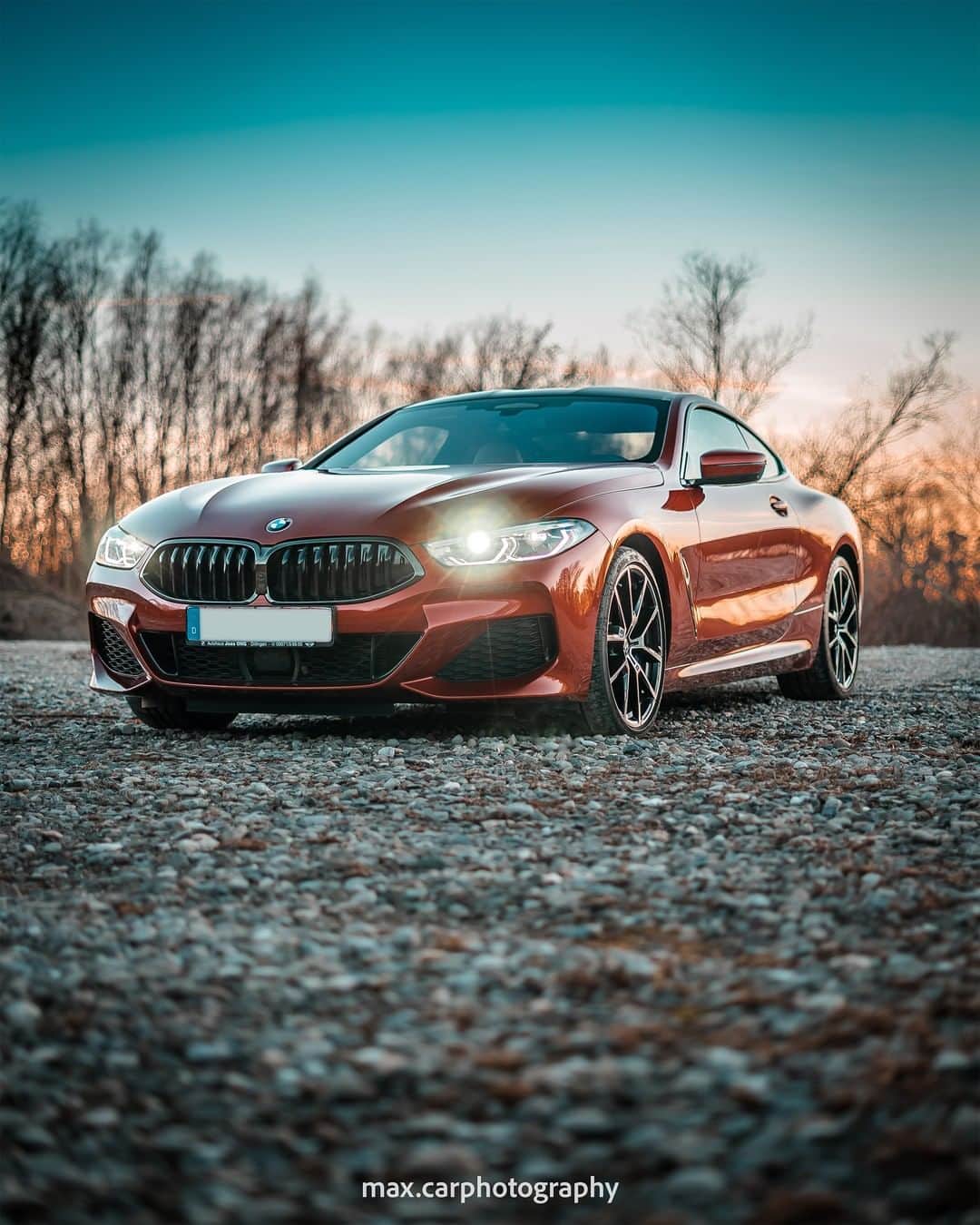BMWのインスタグラム：「Beauty shot of an outstanding design. The BMW 8 Series Coupé. #THE8 #BMW #8Series #BMWrepost @autohaus_joas @max.carphotography」