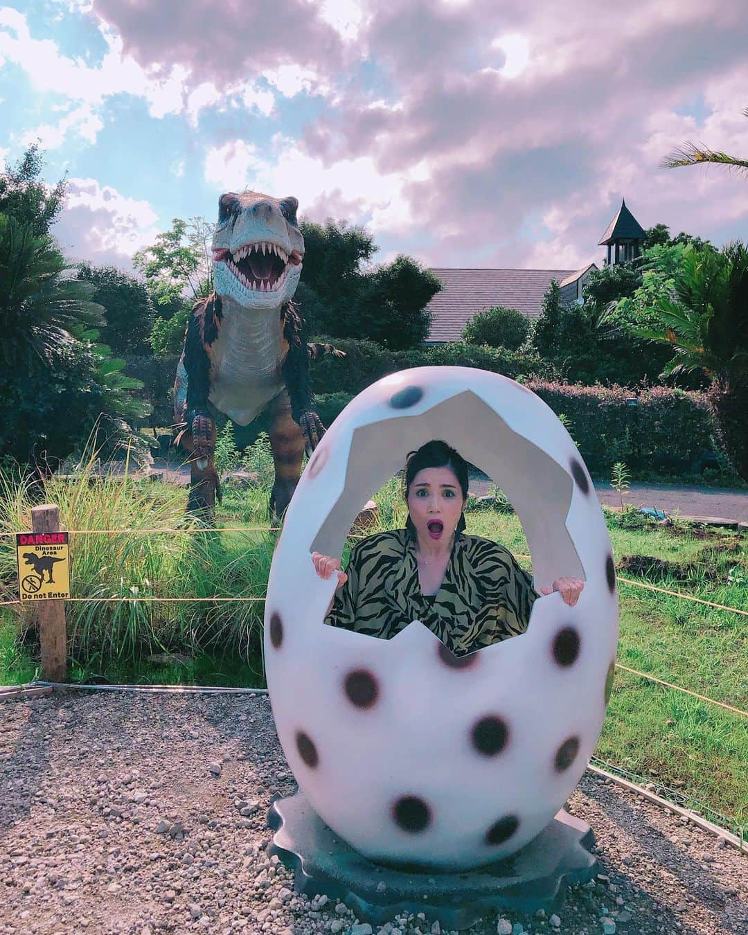 平野ノラさんのインスタグラム写真 - (平野ノラInstagram)「🦖🦖🦖💕 #静岡 #第一テレビ #まるごと #まるごとツイート #毎週金曜日 #おったまげ調査隊 #観るっきゃないゾ #鳥越アナ  #平野ノラ #OKバブリー」8月9日 17時09分 - noranoranora1988