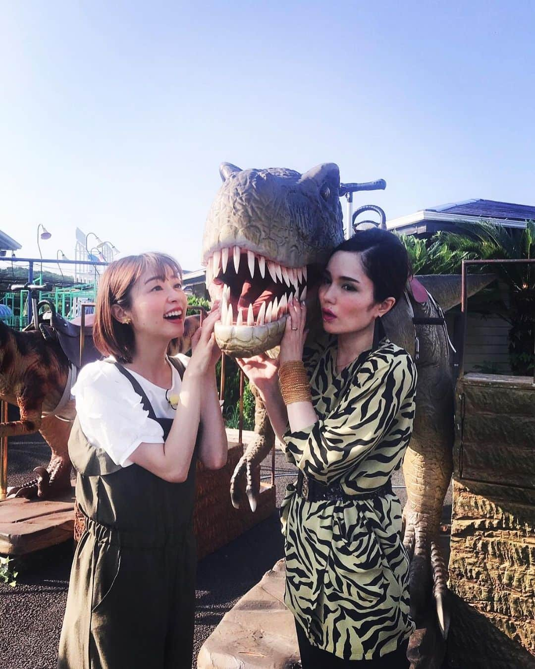 平野ノラさんのインスタグラム写真 - (平野ノラInstagram)「🦖🦖🦖💕 #静岡 #第一テレビ #まるごと #まるごとツイート #毎週金曜日 #おったまげ調査隊 #観るっきゃないゾ #鳥越アナ  #平野ノラ #OKバブリー」8月9日 17時09分 - noranoranora1988