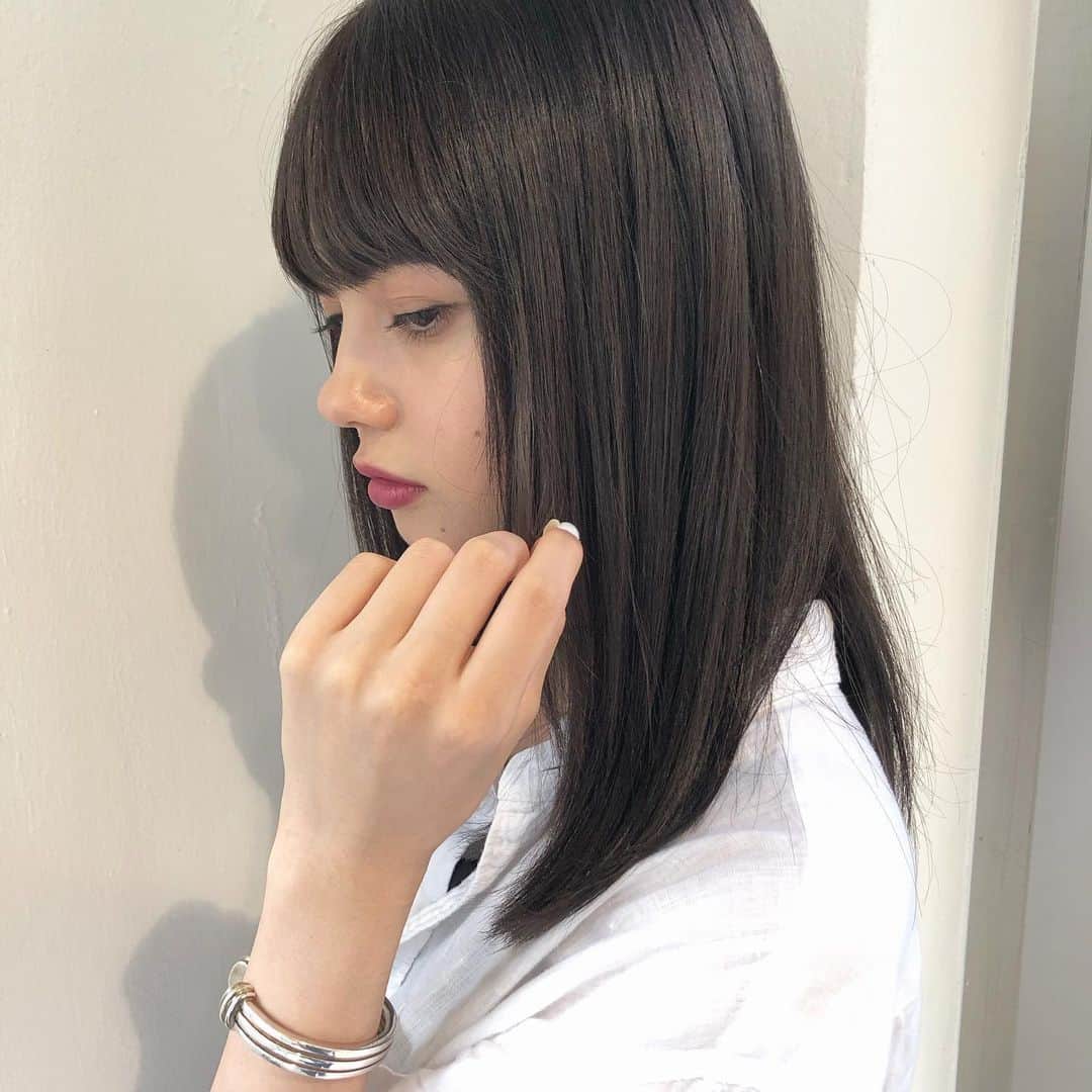 金田和樹さんのインスタグラム写真 - (金田和樹Instagram)「明るめベースから透明感暗めカラーに♡」8月9日 17時32分 - kaneta.hair