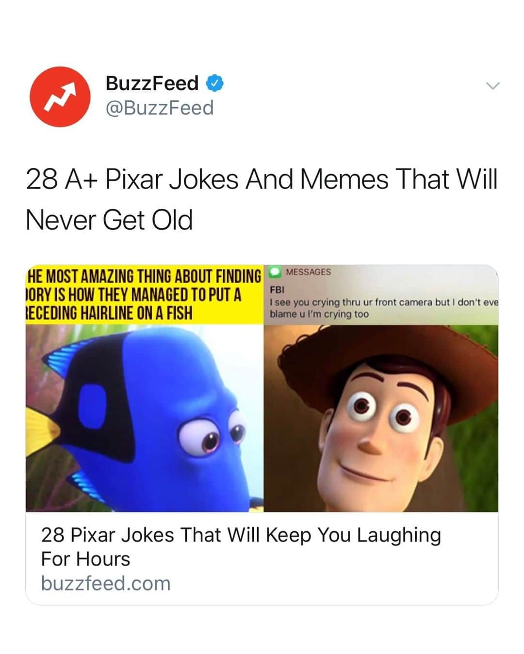 BuzzFeedさんのインスタグラム写真 - (BuzzFeedInstagram)「Thank you, Pixar, for the memories and for the memes 🍿 Link in bio 👀」8月9日 9時01分 - buzzfeed