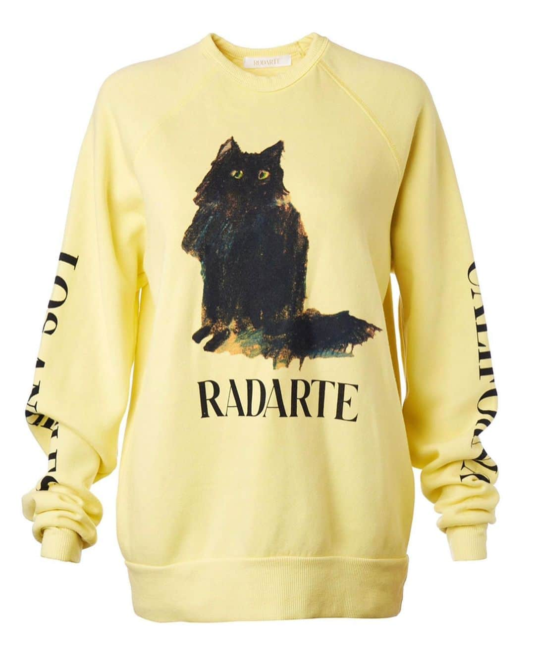 ロダルテさんのインスタグラム写真 - (ロダルテInstagram)「Happy #internationalcatday🐱 Our first cat’s name was Merlin! Tell us yours! We’re so excited for these limited edition Radarte t-shirts and sweatshirts featuring artwork by @marieastman_artist. They are now exclusively available at @fredsegal in store and online! #rodarte」8月9日 9時43分 - rodarte