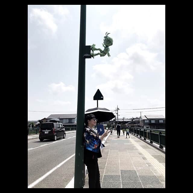 田中美麗さんのインスタグラム写真 - (田中美麗Instagram)「〜4コマ写真〜  #名探偵コナン  #コナン大橋  #みーつけた  #前回見逃したコナンくん」8月9日 9時45分 - mirei_tanaka_