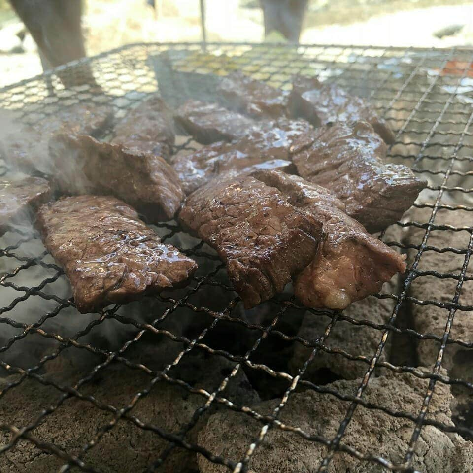 烏川耕一さんのインスタグラム写真 - (烏川耕一Instagram)「昨日は毎年恒例の烏川の川❗  誰が名付けたのか、いつの間にか 新喜劇内では烏川の川になってます😅  天気も良く水も綺麗で、しかも午前中はほぼ貸し切り状態😁  BBQも最高👍  寝屋川の『焼き肉富士』さんからの差し入れ最高😘  ハラミ柔らかかった👍」8月9日 10時06分 - kouichiukawa