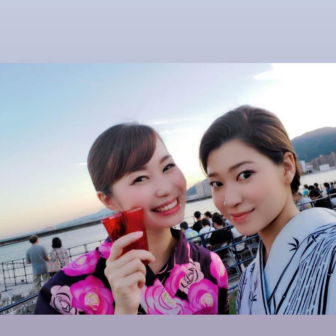 嶺乃一真さんのインスタグラム写真 - (嶺乃一真Instagram)「琵琶湖花火大会行ってきました〜🎇❤️ 目の前で上がる大迫力の花火に感激😢✨ りりかも来てくれて楽しい楽しい1日なりました！」8月9日 10時31分 - happy2ndlife