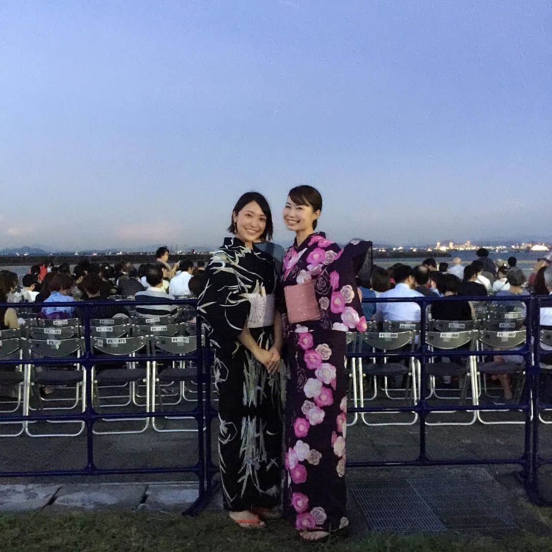 嶺乃一真のインスタグラム：「琵琶湖花火大会行ってきました〜🎇❤️ 目の前で上がる大迫力の花火に感激😢✨ りりかも来てくれて楽しい楽しい1日なりました！」