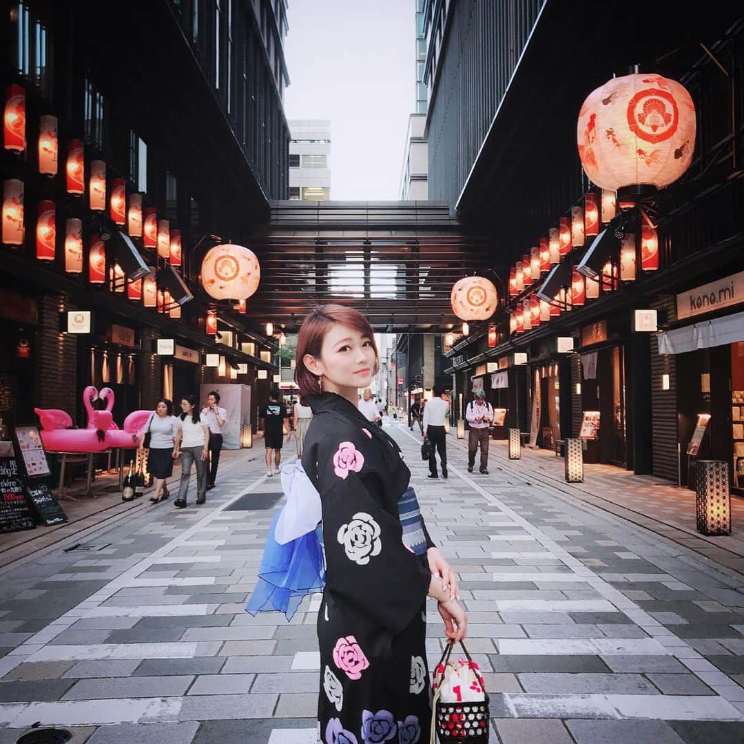 西野翔のインスタグラム：「あっきーと浴衣デートしてきた❤️」