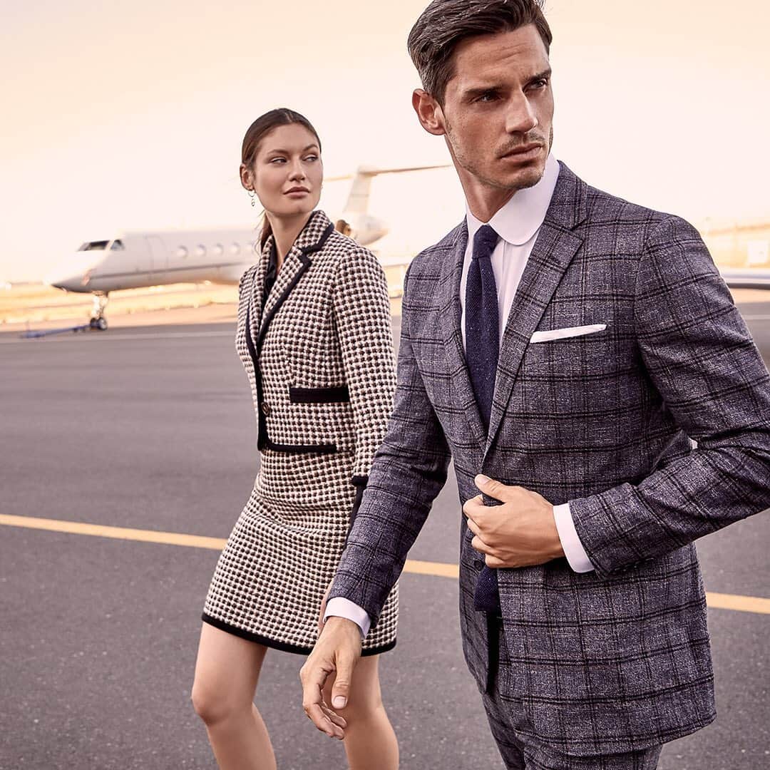 のインスタグラム：「Business Class. Please direct your attention to our new arrivals for more professional styles for him and her. Link in bio. #BrooksBrothers #BrooksBrothersWomen #Fall19」
