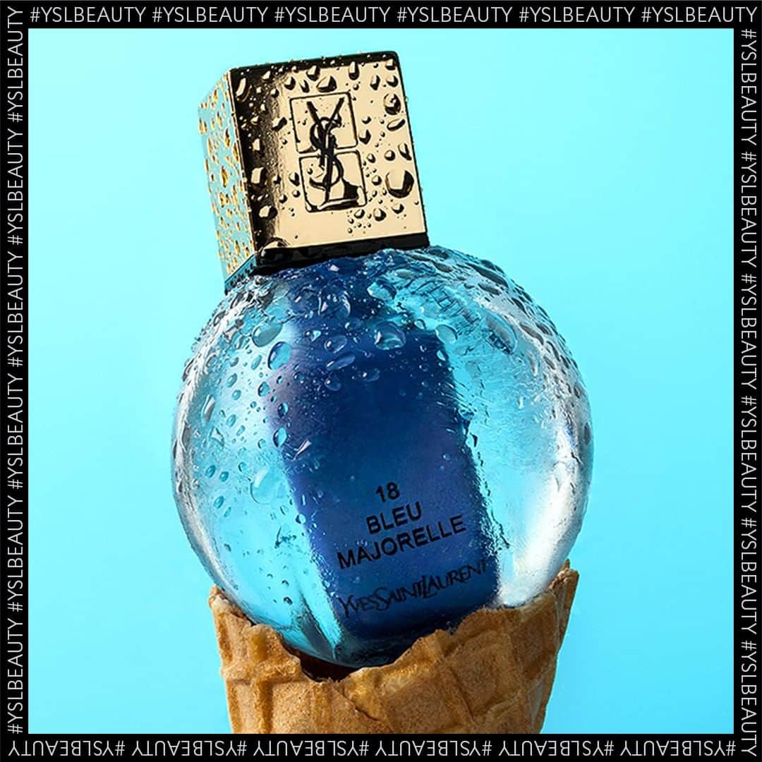Yves Saint Laurent Beautyさんのインスタグラム写真 - (Yves Saint Laurent BeautyInstagram)「This summer, be beautiful and bold. Like a sweet treat, to break your teeth. 😈 LA LAQUE COUTURE in N°18 BLEU MAJORELLE @agnes_and_mounet  Share your love of YSL Beauty with #yslbeauty and by tagging us in your photo #yslbeauty #regram #lalaquecouture」8月9日 18時02分 - yslbeauty