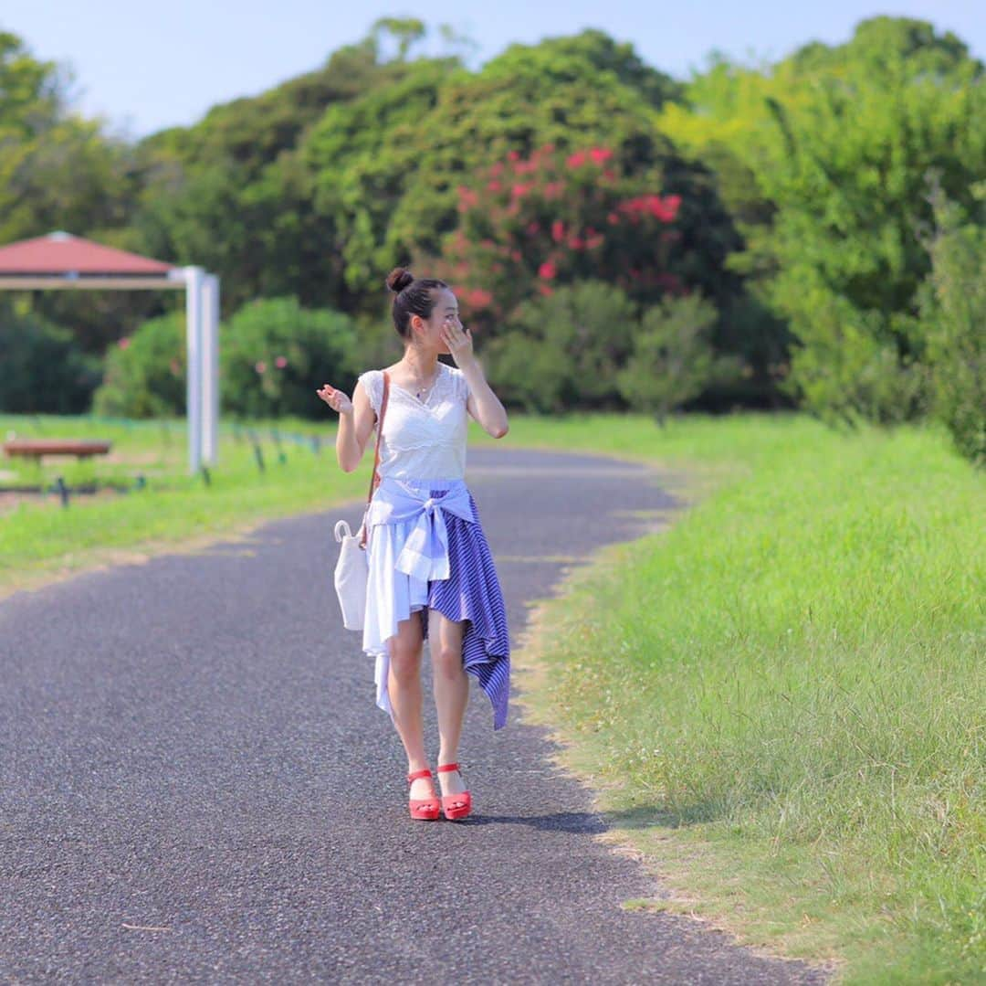 HARUさんのインスタグラム写真 - (HARUInstagram)「8/4 海の中道海浜公園で撮影しました📸❤️ 暑かったけど楽しかった🥰 ありがとうございました！  #ポートレート #海の中道海浜公園  #f #ff #fff #lfl」8月9日 17時59分 - haaru__26